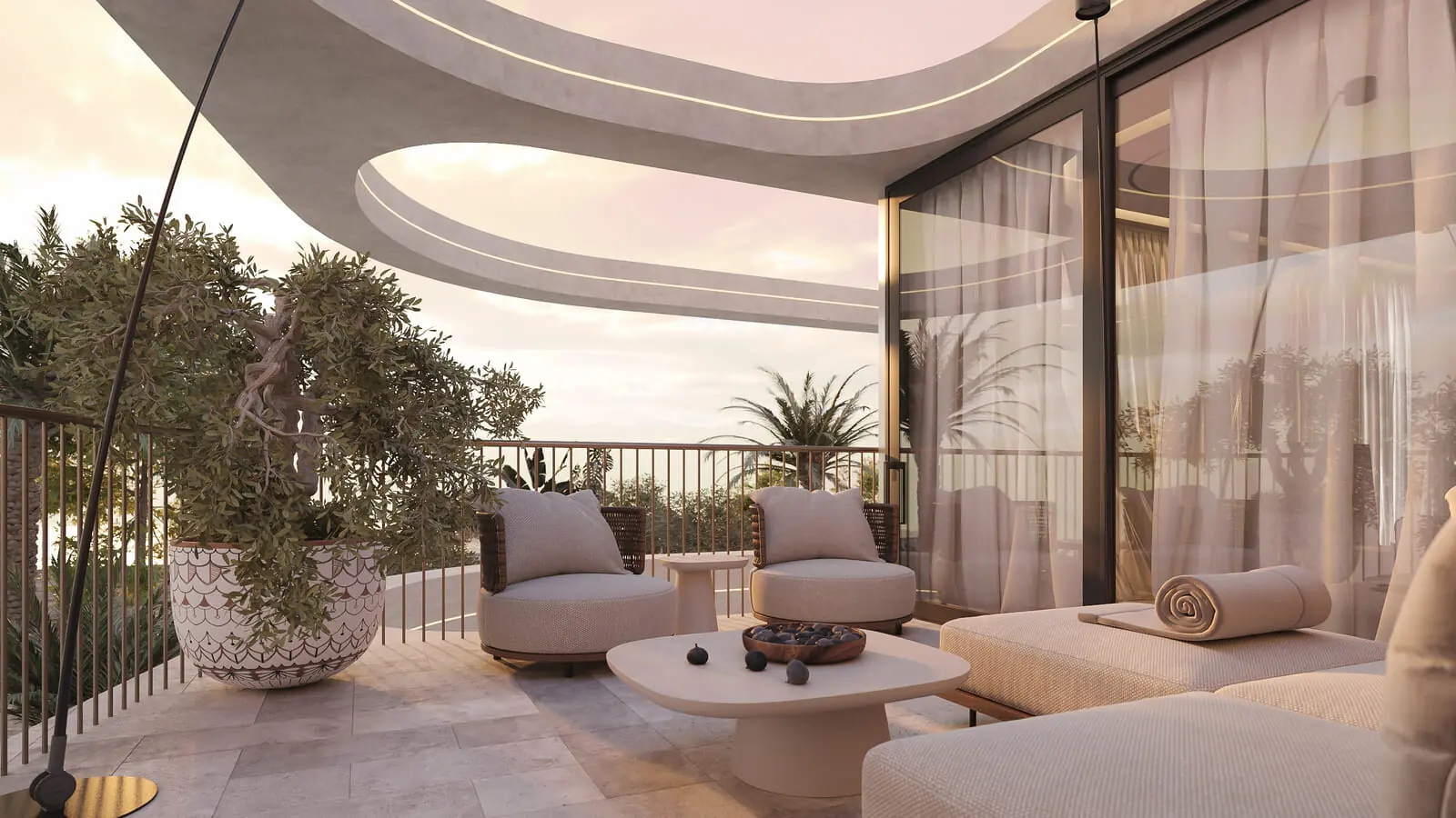 Planned sea view penthouse in an exclusive new-build residential complex in Sant Agustí - 1