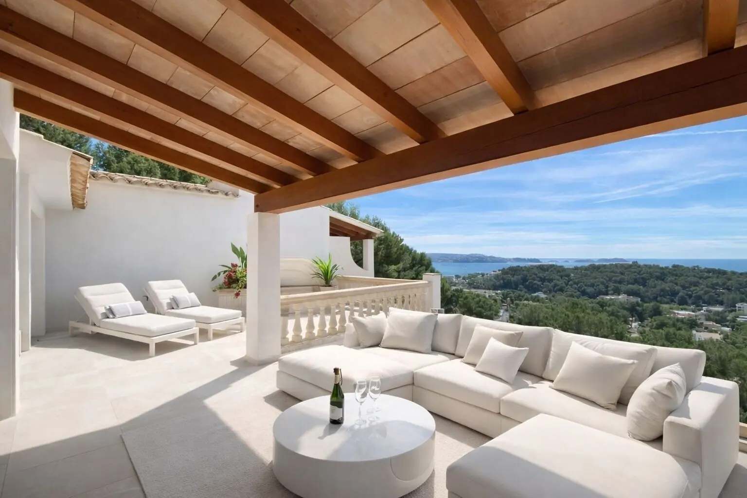 Unique duplex penthouse with sea views for sale in Paguera - price reduction - 1